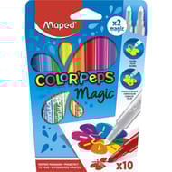 Feutres magiques color'peps x10