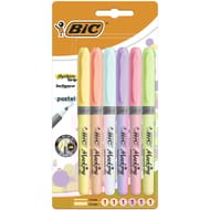 Surligneur brite liner grip pastel assortis blister 6