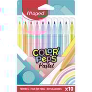 Maped feutres pastel x10 boîte carton