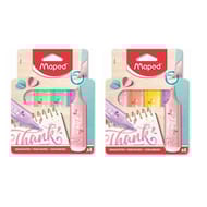Flex pastel surligneurs pochette carton x4