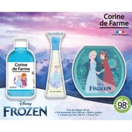 Corine de farme disney frozen coffret edt 30ml gel 3en1 300ml et boîte à goûter