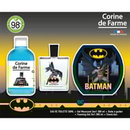 Corine de farme coffret batman edt 50ml gel moussant 3en1 et boîte à goûter