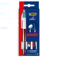 Bic 4 couleurs stylos supporers x3