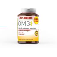 Om3 huile de poisson capsules x120 + 30 capsules offertes