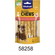 Vitakraft delichews op noués et poulet p/6 s 70g
