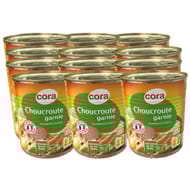 Cora lot choucroute garnie lot 12 9600g