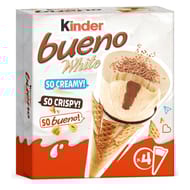 Kinder bueno 4 cônes white chocolate 248g