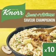 Knorr secret d'arôme saveur champignon 10 tablettes - 100g
