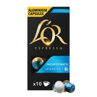 L'or espresso decaffeinato capsules x10 52g