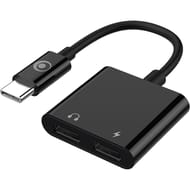 Bigben connected adaptateur USB-C audio + charge 60W Noir ADACTOCC60WB