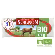 Soignon bûche de chèvre biologique 180g