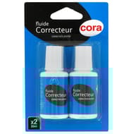 Cora - 2 flacons de correction liquide avec applicateur pinceau