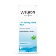 Weleda lait demaquillant doux hamamelis  100 ml