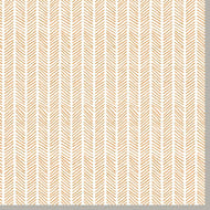 20 serviettes 33x33cm azur orange bords taupe