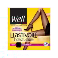 Collant transparent indestructible 15D  élastivoile WELL NOIR T4