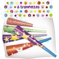 Trompettes carton x 6