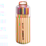 Stabilo étui de 20 zébrui point 88 couleurs assorties