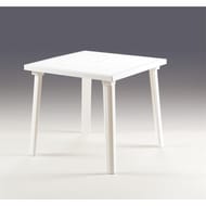 Table week end blanche 80 x 80 x 72 cm
