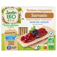 Jardin bio etic tartines craquantes sarrasin bio  étui + sachet fraîcheur 150g