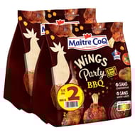 Maître Cog wings party barbecue lot 2x400g