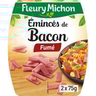 Fleury Michon émincés de bacon 2 x 75 g soit 150 g