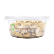 Noix de cajou bio au curry barquette 120g