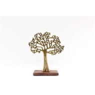 Arbre de vie 26.5x22.5cm dore