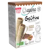 Aglina goûtine cacao et noisettes bio et sans gluten 125g