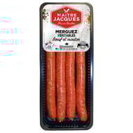 Merguez Boeuf et Mouton XXL 320g Maitre Jacques