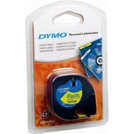 Dymo letratag ruban plastique noir et jaune