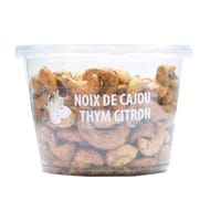Noix cajou thym citron barquette 200g