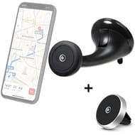 Bigben connected support voiture aimanté sur pare brise + ventilation noir 100% plastique