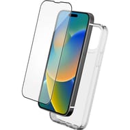 Bigben connected pack coque silitrans + verre trempé 2,5d iphone 15 grs + smartframe