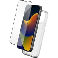 Bigben connected pack coque silitrans + verre trempé 2,5d iphone 15plus grs+smartframe