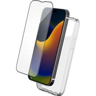 Bigben connected pack coque silitrans + verre trempé 2,5d ip 15pro max  grs+smartframe