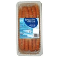 Langoustine entière crue 28/32 pièces barquette 800g