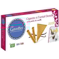 Gavottes cigarette et éventail dentelle vanille 100g