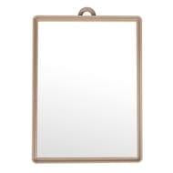 Miroir avec crochet pied mobile pour suspendre ou poser col assortis