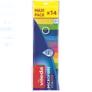 Vileda multipack microfribre colors x14