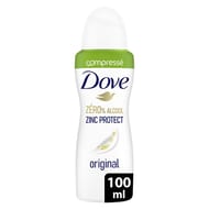 Dove déodorant 0% zinc protect original compressé atomiseur 100ml
