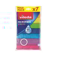 Vileda multipack microfibre colors x7