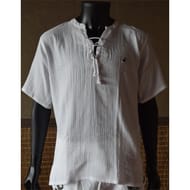 Tunique manches courtes homme BLANC XXXL