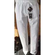 Pantalon 2 poches taille élastiquée homme BLANC XXL