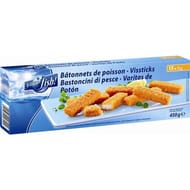 15 Bâtonnets de poisson panés 450g (15x30g) Your fish