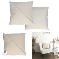 Coussin  bouclette 40x40cm beige