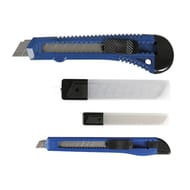 Cutter assortis + lames 9 et 18 mm (2 cutters + lames)