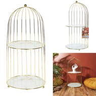 Etagère" demi cage"  à poser h 49cm