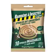 Barrière a insectes green spirales anti-moustiques à base de géraniol