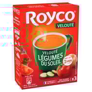 Royco soupe velouté legumes du soleil 3 sachets