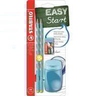 Stabilo 2 crayon easygraph hb gauchez + taille-crayon